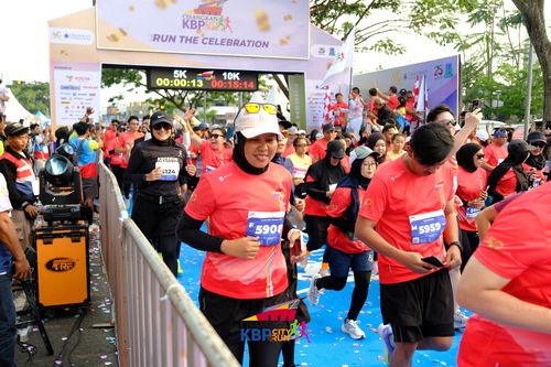 Race photo from CISANGKAN KBP CITY RUN 2025