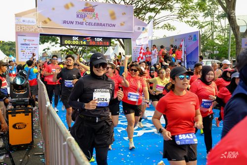 Race photo from CISANGKAN KBP CITY RUN 2025
