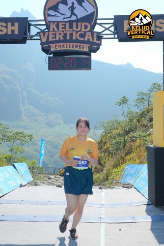 Race photo from Kelud Vertical Challenge 2024
