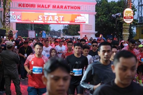 Race photo from Kediri Half Marathon 2025
