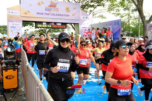 Race photo from CISANGKAN KBP CITY RUN 2025