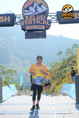Race photo from Kelud Vertical Challenge 2024