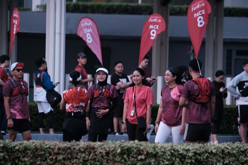 Race photo from Assurance Fun Run 2024