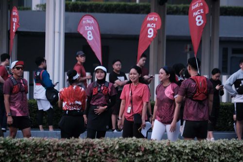 Race photo from Assurance Fun Run 2024