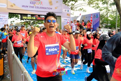 Race photo from CISANGKAN KBP CITY RUN 2025