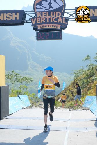 Race photo from Kelud Vertical Challenge 2024