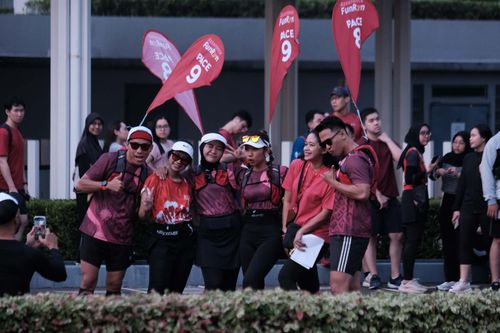 Race photo from Assurance Fun Run 2024