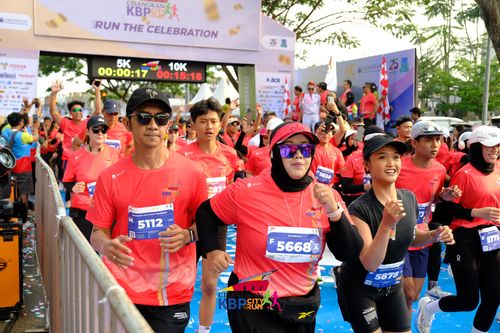 Race photo from CISANGKAN KBP CITY RUN 2025