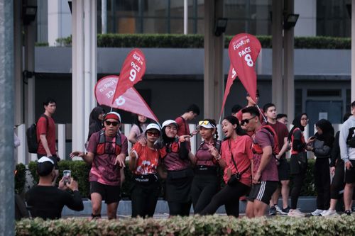 Race photo from Assurance Fun Run 2024