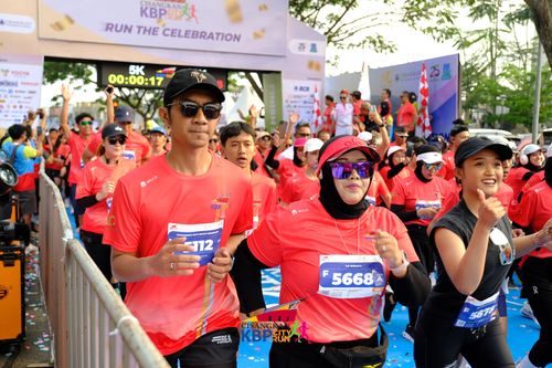 Race photo from CISANGKAN KBP CITY RUN 2025