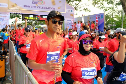 Race photo from CISANGKAN KBP CITY RUN 2025