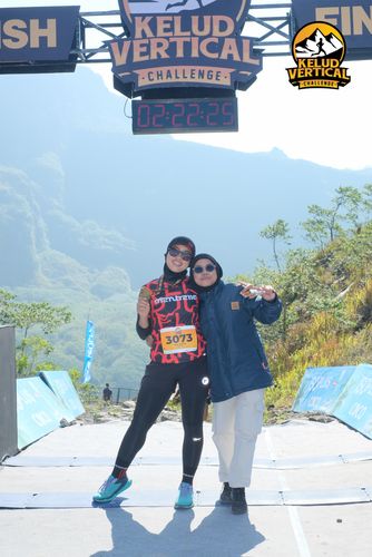 Race photo from Kelud Vertical Challenge 2024