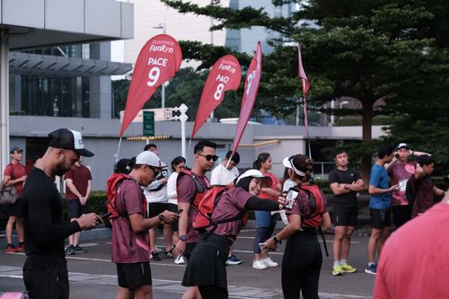 Race photo from Assurance Fun Run 2024