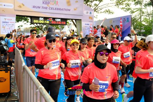 Race photo from CISANGKAN KBP CITY RUN 2025