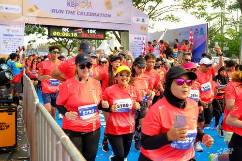 Race photo from CISANGKAN KBP CITY RUN 2025