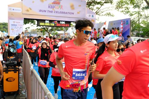 Race photo from CISANGKAN KBP CITY RUN 2025