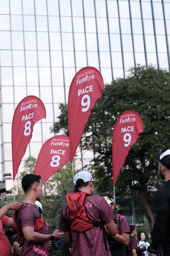 Race photo from Assurance Fun Run 2024