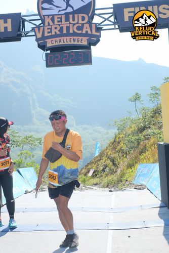 Race photo from Kelud Vertical Challenge 2024