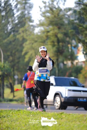 Race photo from Taman Budaya x BOGORUN 2025