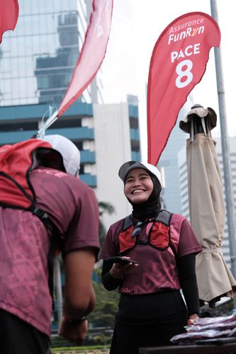 Race photo from Assurance Fun Run 2024