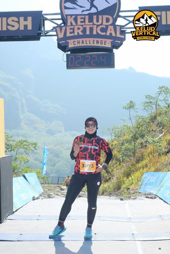 Race photo from Kelud Vertical Challenge 2024