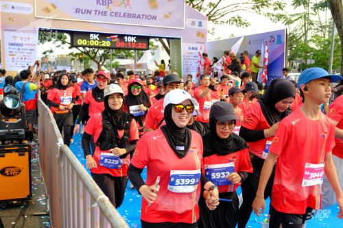 Race photo from CISANGKAN KBP CITY RUN 2025