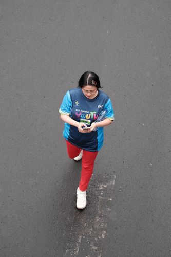 Race photo from Road to BAF Lions Run 2024