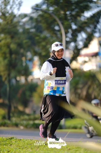 Race photo from Taman Budaya x BOGORUN 2025