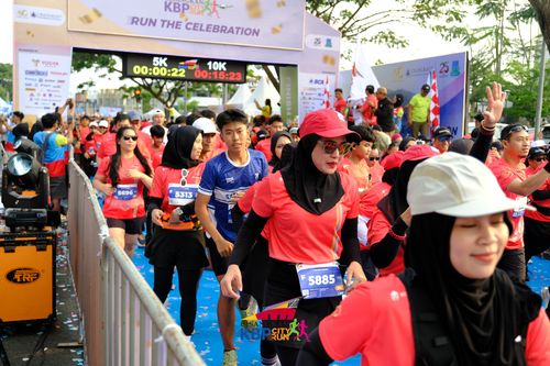 Race photo from CISANGKAN KBP CITY RUN 2025
