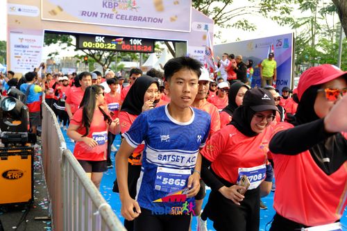 Race photo from CISANGKAN KBP CITY RUN 2025