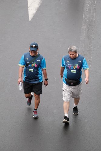 Race photo from Road to BAF Lions Run 2024