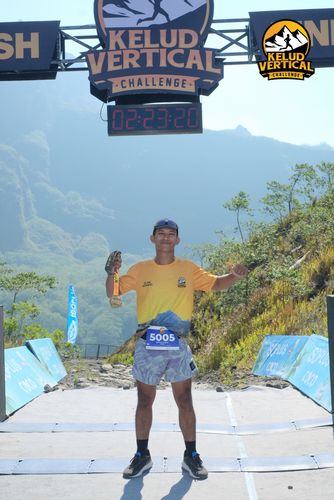 Race photo from Kelud Vertical Challenge 2024