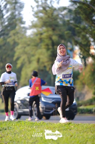 Race photo from Taman Budaya x BOGORUN 2025