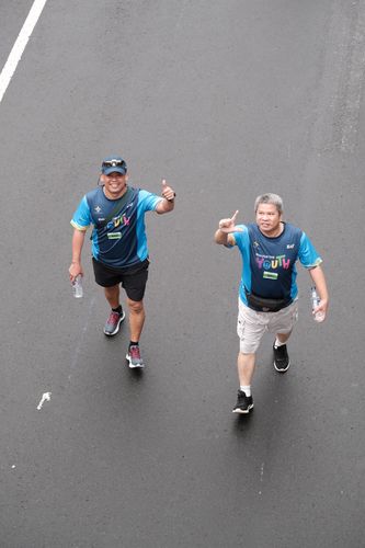 Race photo from Road to BAF Lions Run 2024