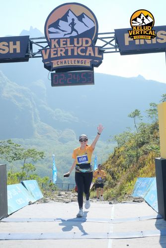 Race photo from Kelud Vertical Challenge 2024