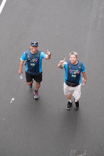 Race photo from Road to BAF Lions Run 2024