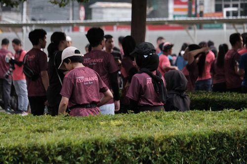 Race photo from Assurance Fun Run 2024