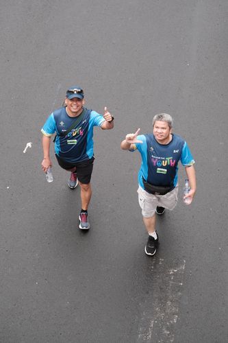 Race photo from Road to BAF Lions Run 2024