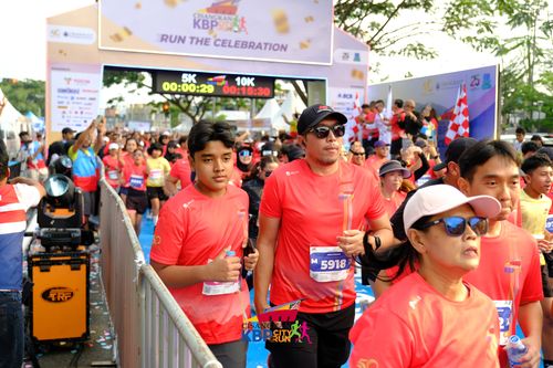 Race photo from CISANGKAN KBP CITY RUN 2025