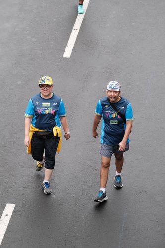 Race photo from Road to BAF Lions Run 2024