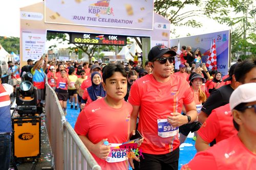 Race photo from CISANGKAN KBP CITY RUN 2025