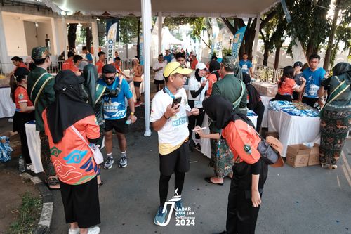 Race photo from Jabar Run 10K 2024