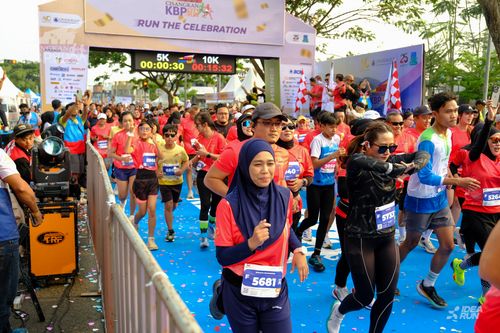 Race photo from CISANGKAN KBP CITY RUN 2025