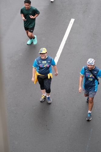 Race photo from Road to BAF Lions Run 2024