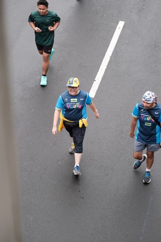 Race photo from Road to BAF Lions Run 2024