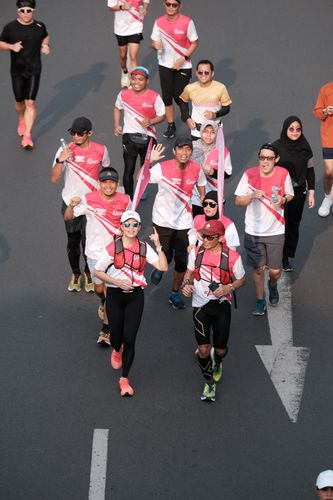 Race photo from Smartfren Run 2024 Vibes