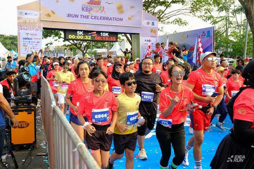 Race photo from CISANGKAN KBP CITY RUN 2025