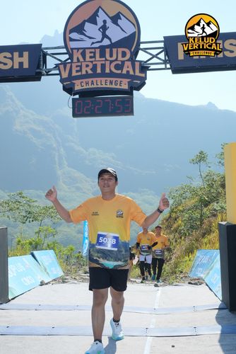 Race photo from Kelud Vertical Challenge 2024