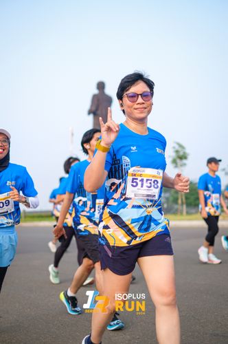 Race photo from ISOPlus Run 2024 Jakarta