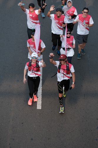 Race photo from Smartfren Run 2024 Vibes